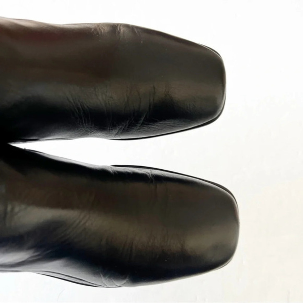 Easy Spirit Pitney Black Leather Ankle Boot Women’s Size 8‎ Smooth Mixed Media - Picture 5 of 10